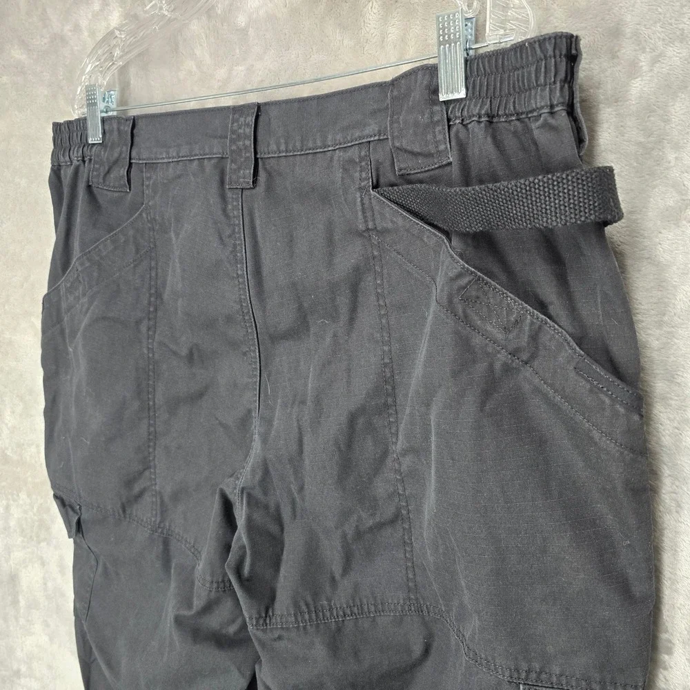 5.11 Tactical Cargo Pants Men 44x34 Black Multi-Pocket Workwear Gorpcore Utility